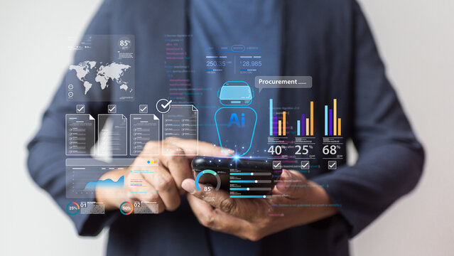 AI-powered automation streamlines procurement processes by integrating digital systems and smart document analysis, enhancing business efficiency with seamless contract and invoice management