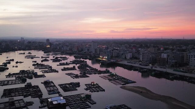 Wushi Town at Dawn, Leizhou