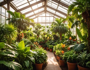 Tropical Greenhouse Interior