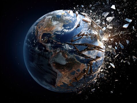 Exploding earth
