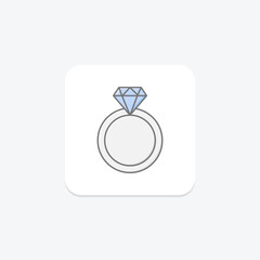 Diamond Puzzle Ring, vector, pixel perfect, illustrator file