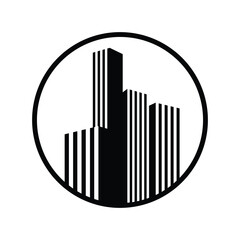 city silhouette design. metropolitan landscape.