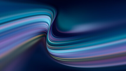 Colorful Abstract Design Background With Smooth Curves