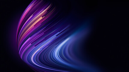 Fototapeta premium Vibrant Abstract Design With Flowing Colors and Light