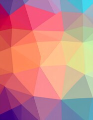 Obraz premium Abstract geometric pattern of triangles