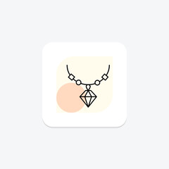 Diamond Arrow Necklace, vector, pixel perfect, illustrator file