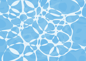 background with ripples on the surface of a sea in a bright day illustration