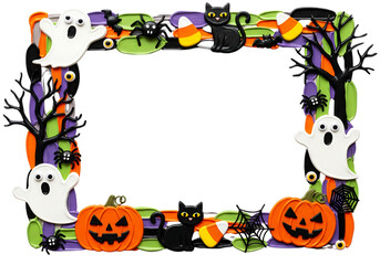 Fototapeta premium acrylic color for halloween Festive Elements pop frame 