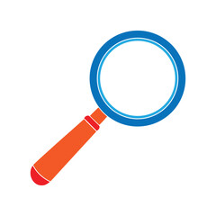 vector magnifying glass icon