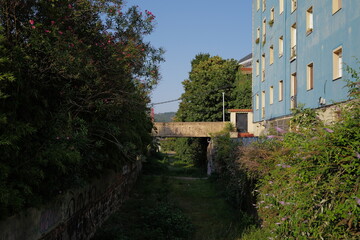 Urban environment in the city of Bilbao