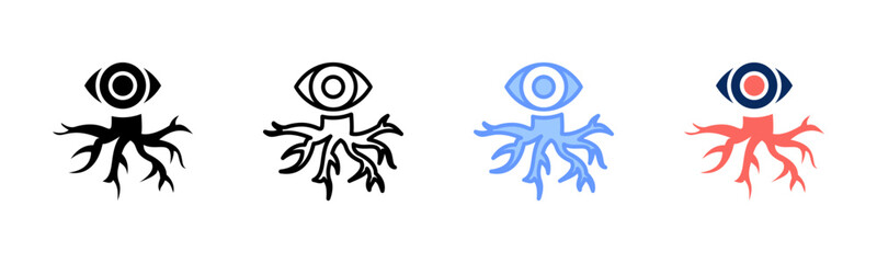 Vision Roots icon sheet multiple style collection