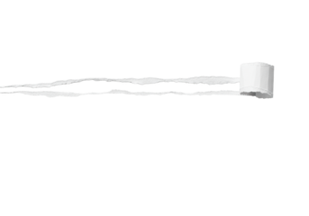 transparent paper with a perfectly rendered horizontal torn edge, ragged textured upper section and smooth blank copy space below, flatlay on a clean high-key studio background, concept of clear