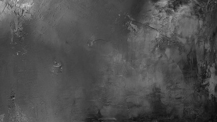 Cement wall for design and background. Black white stone texture. Rock surface. Close-up. 