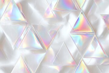 Abstract iridescent triangular pattern (1)