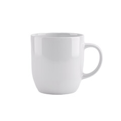 Obraz premium Minimalist White Mug: Elegant Simplicity for Modern Drinkware Design