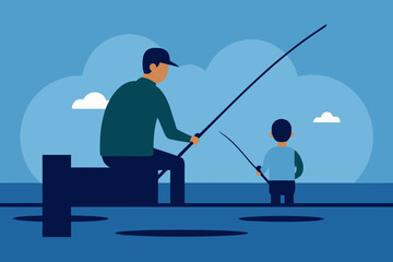 man fishing on a fishing boat