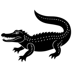 Obraz premium crocodile isolated on white