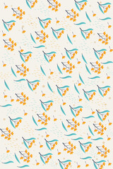 Elegant floral pattern background design