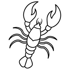 Obraz premium scorpion vector illustration