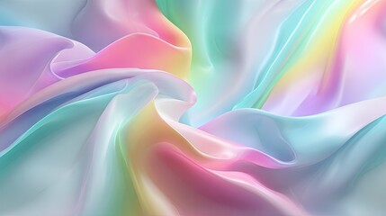 Obraz premium Abstract image of vibrant, flowing fabric.