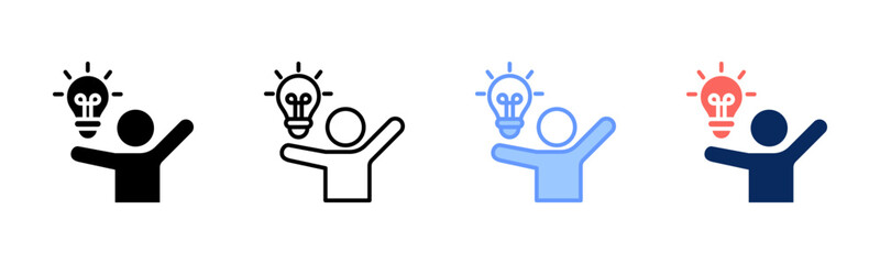 Inspire Light icon sheet multiple style collection