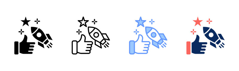 Confidence Boost icon sheet multiple style collection