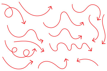 Hand Drawn Doodle Arrows for UX Flow and Presentation