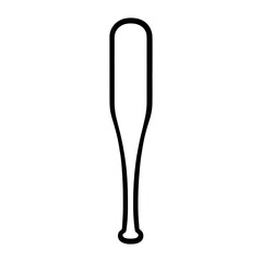 black baseball bat