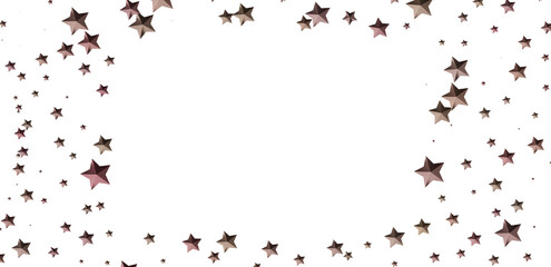Sparkling stars border, perfect for holiday cards, party invites, and more!