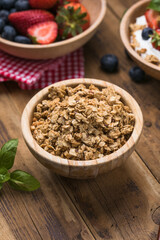 Dry Granola with Nuts and Seeds