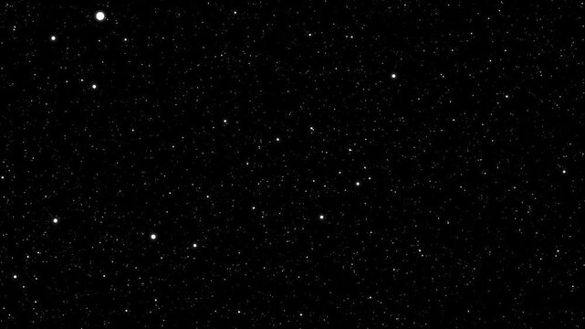 Travelling Through Dense Starfield in Outer Space &ndash; Seamless Loop Animation