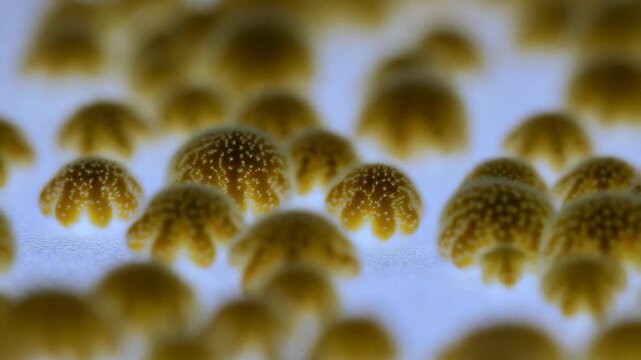Microscopic Wonders: A Close-Up of Starfish Larvae