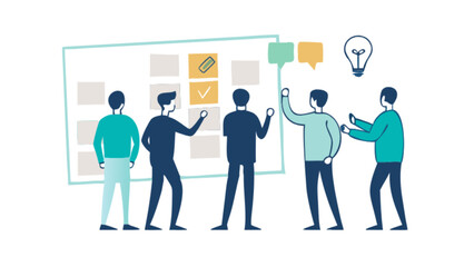 Fototapeta premium Team plan