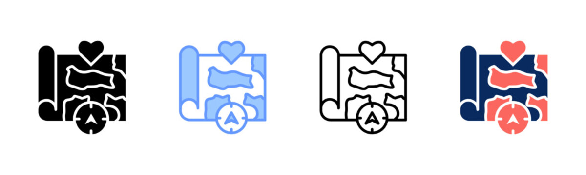 Value Navigator icon set multiple style collection