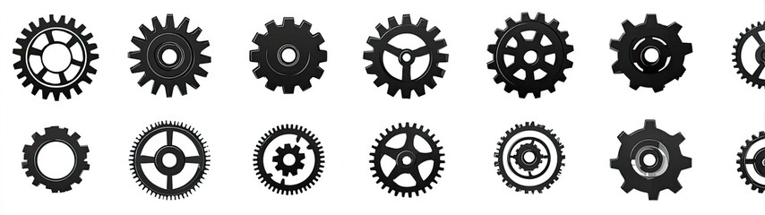 Collection of various gears
