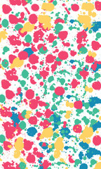 Colorful paint splatter vector background