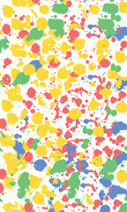 Colorful paint splatter vector background