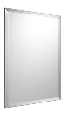 A large rectangular mirror with beveled edges, ideal for a traditional bedroom dresser.