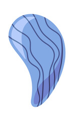 Blue mussels sea shell element