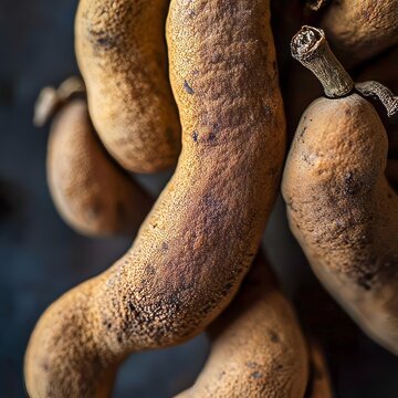 generate a closeup of a tamarind with natural lighting and trending seo optimized