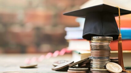 Cost of Education: Students Reviewing Tuition Bills, Budget Charts & Expense Trackers &ndash; Visualizing Fees, Scholarships & Financial Planning for Learning Costs in Educational Scenes