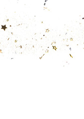 stars gold rainfall in 3d