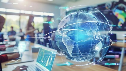 Global Digital Education: International Students Learning Across Borders via Online Platforms, Virtual Classrooms & EdTech Tools &ndash; Connecting Diverse Learners Worldwide Through Digital Innovation