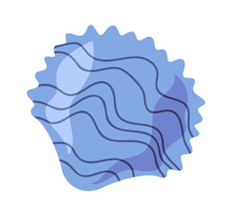 Sea shell underwater scallop design