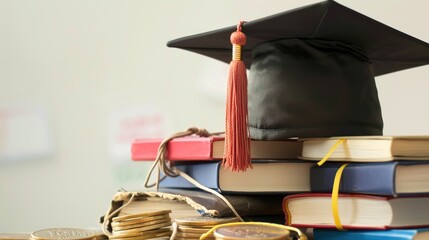 Cost of Education: Students Reviewing Tuition Bills, Budget Charts & Expense Trackers &ndash; Visualizing Fees, Scholarships & Financial Planning for Learning Costs in Educational Scenes