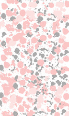 Large collection of colorful detailed ink splats