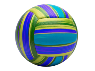 Closeup of a volley ball without shadow,