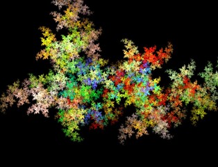 Imaginatory fractal abstract background Image