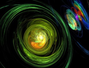 Imaginatory fractal abstract background Image