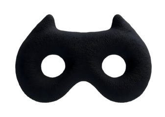 Dark grey stylized mask portraying mystery and anonymity